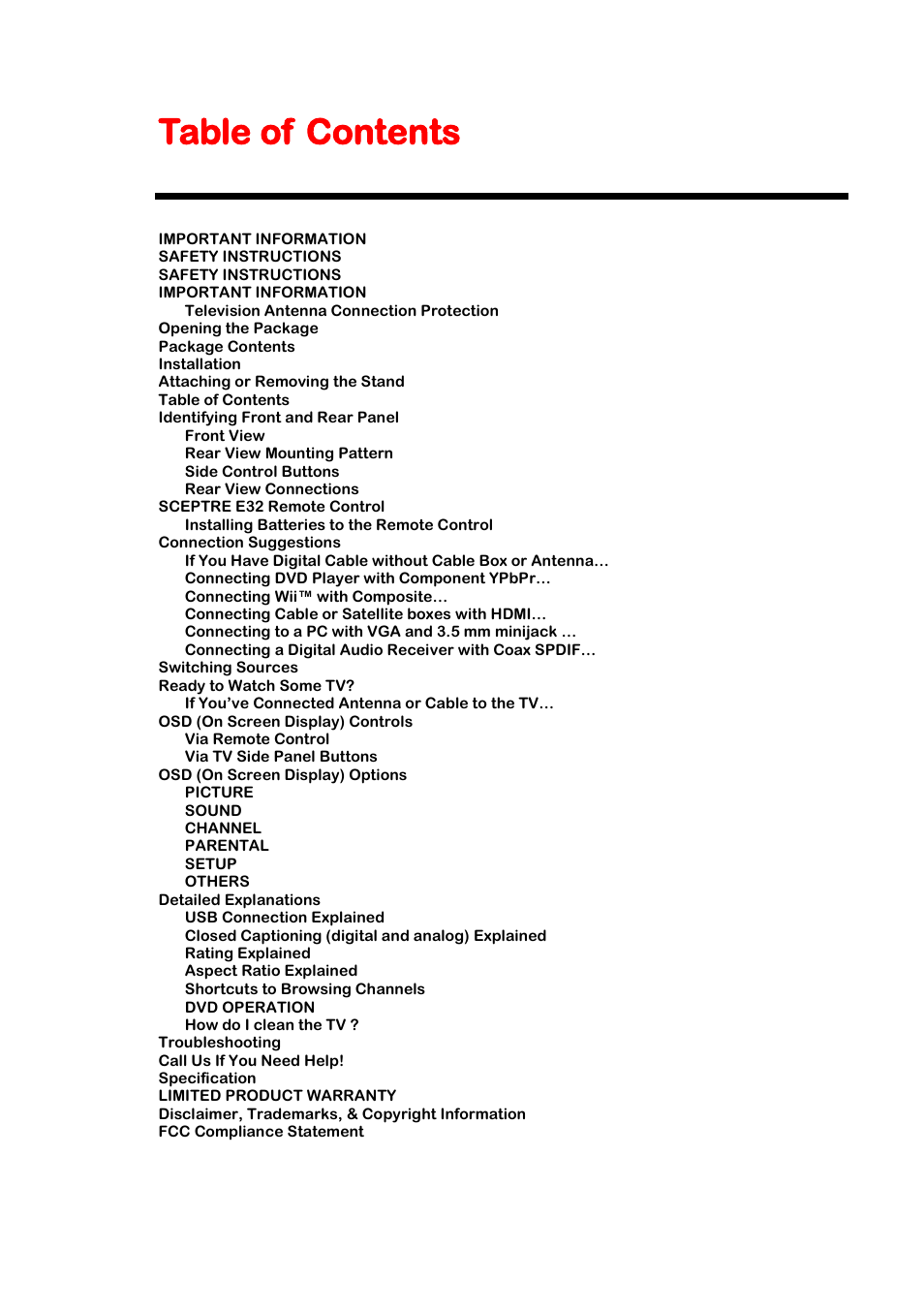 Sceptre E328BD-HDC User Manual | Page 9 / 59
