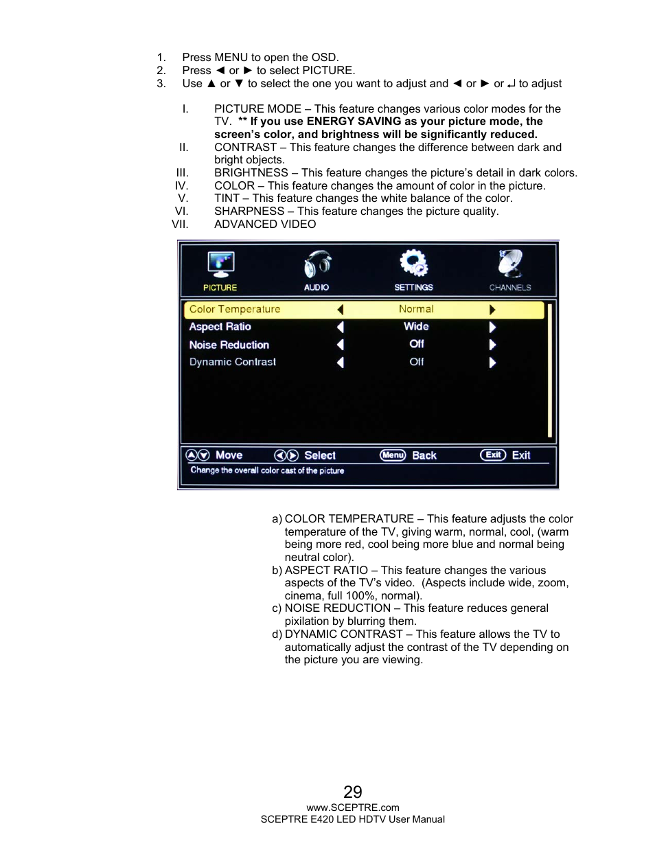 Sceptre E425BV-FHDD User Manual | Page 29 / 56