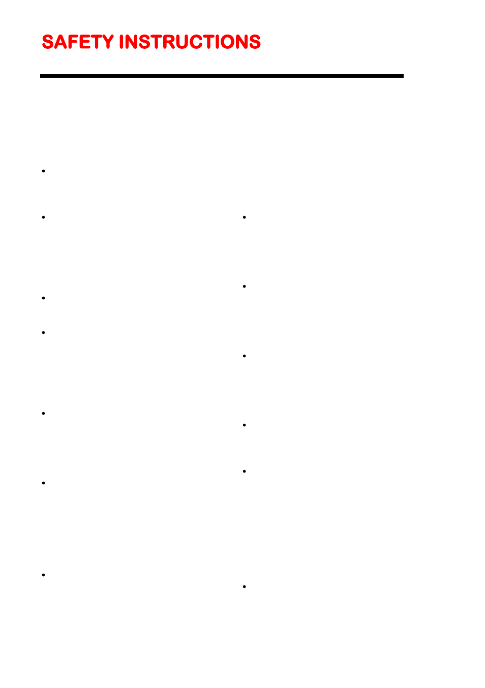 Safety instructions | Sceptre E478BV-FMDU User Manual | Page 4 / 55