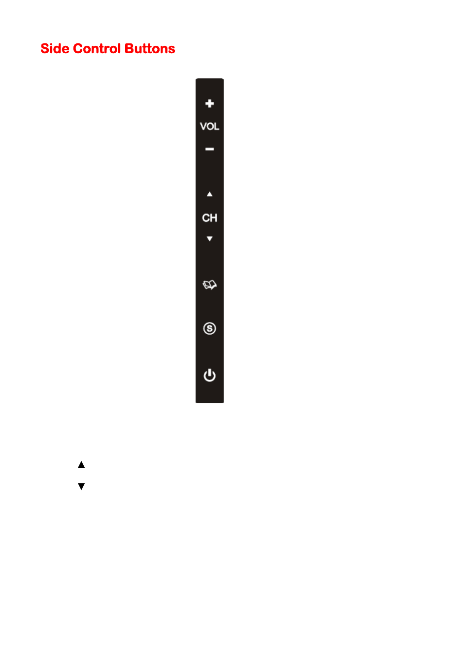 Side control buttons | Sceptre X405BV-FHDR User Manual | Page 12 / 54