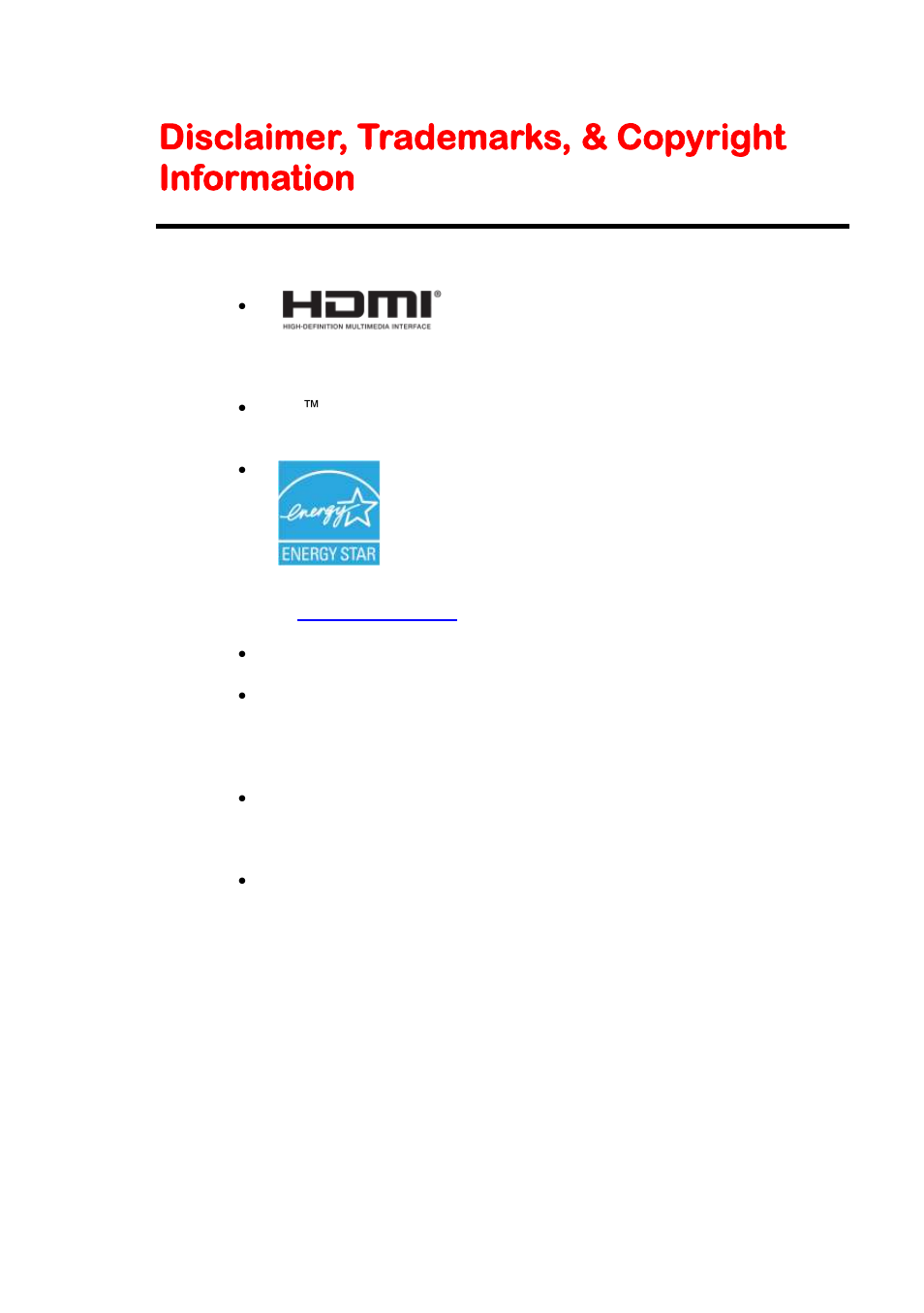 Disclaimer, trademarks, & copyright information | Sceptre X405BV-FHDR User Manual | Page 53 / 54