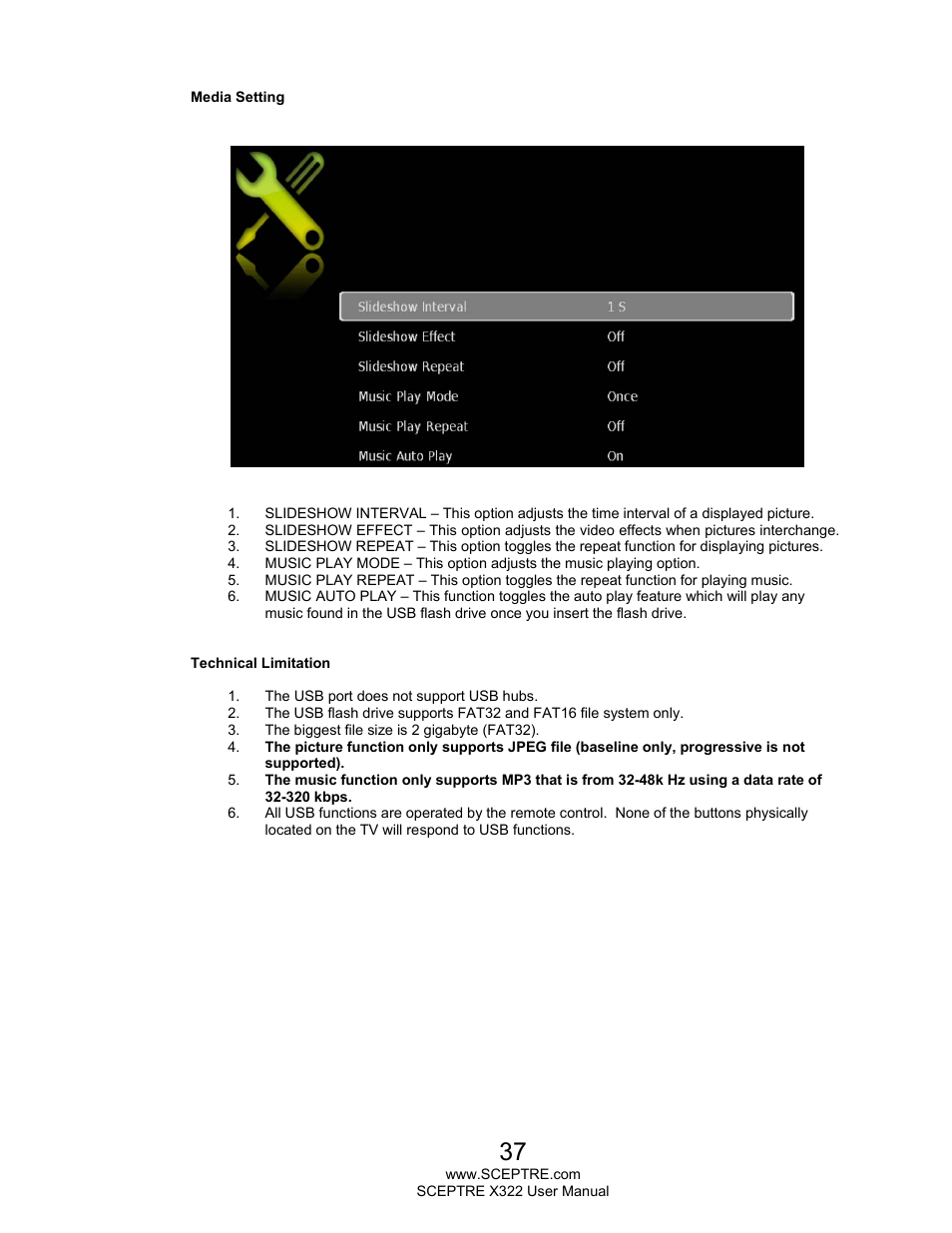 Sceptre X322UV-HDR User Manual | Page 37 / 52