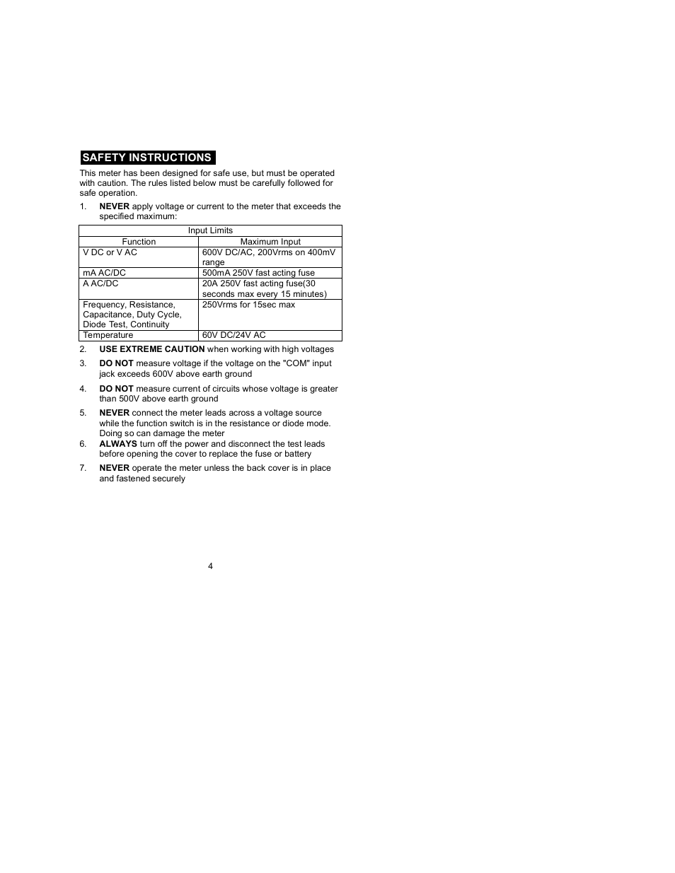 Craftsman 81079 User Manual | Page 4 / 26