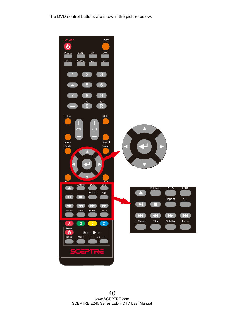 Sceptre E245PD-FHDR User Manual | Page 40 / 58