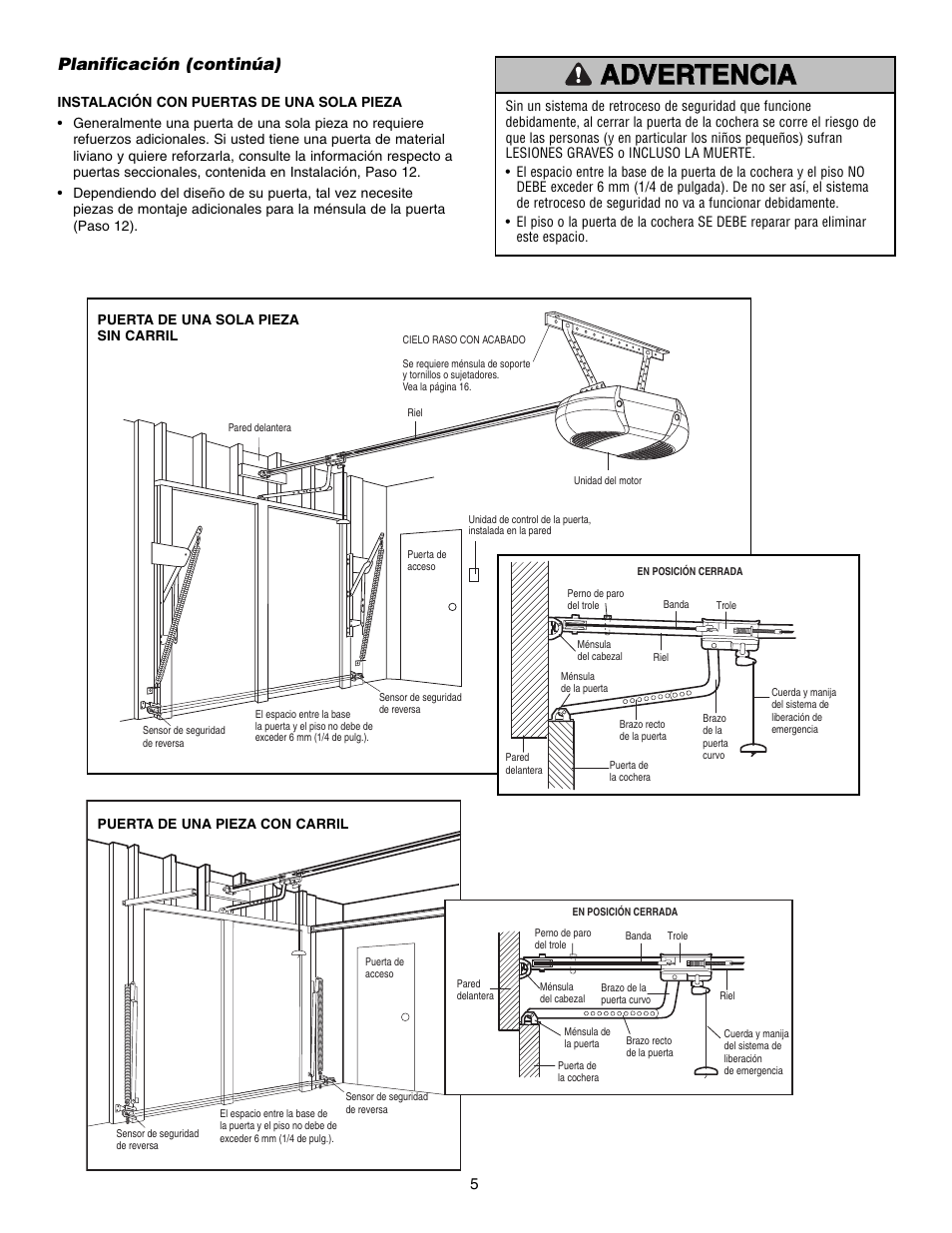 Planificación (continúa) | Craftsman 315 SERIES 139.53939D User Manual | Page 45 / 80