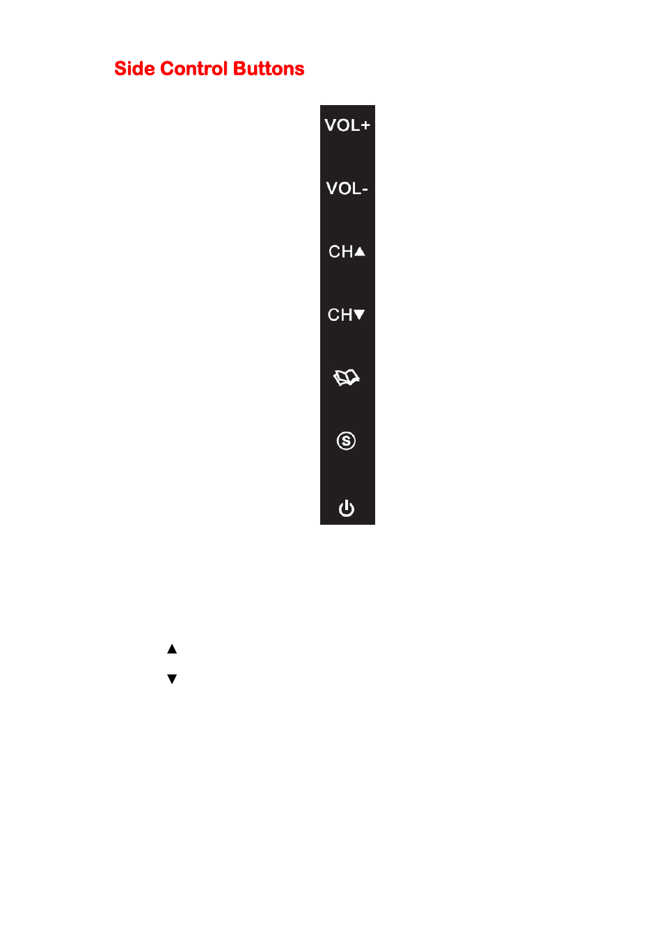 Side control buttons | Sceptre E195BV-SHDE User Manual | Page 11 / 50
