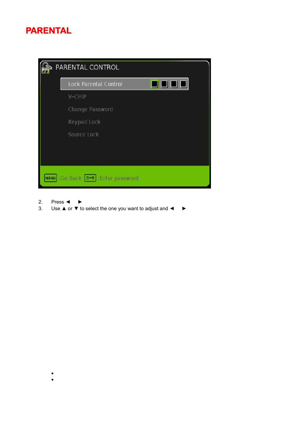 Parental | Sceptre E195BV-SHDE User Manual | Page 30 / 50