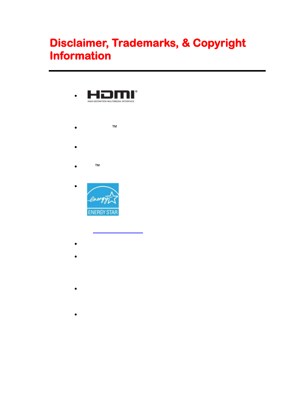 Disclaimer, trademarks, & copyright information | Sceptre E195BV-SHDE User Manual | Page 49 / 50