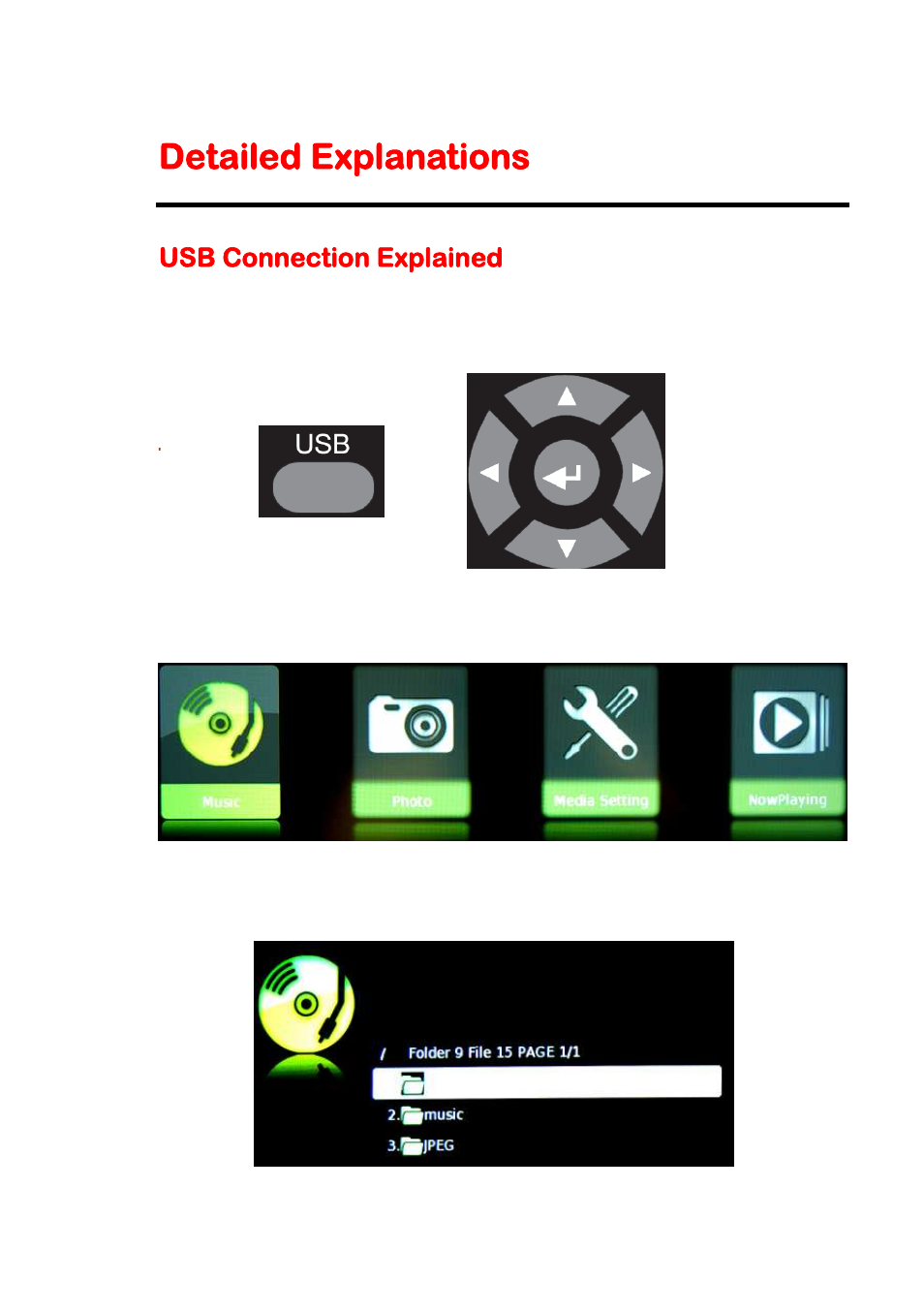 Detailed explanations, Usb connection explained | Sceptre E245BV-FHD User Manual | Page 37 / 55