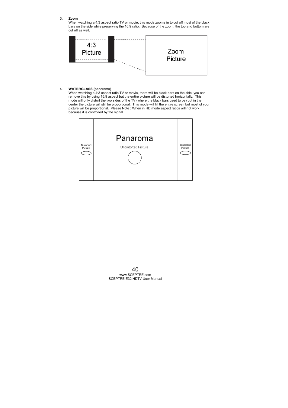 Sceptre E325BD-HD User Manual | Page 40 / 58
