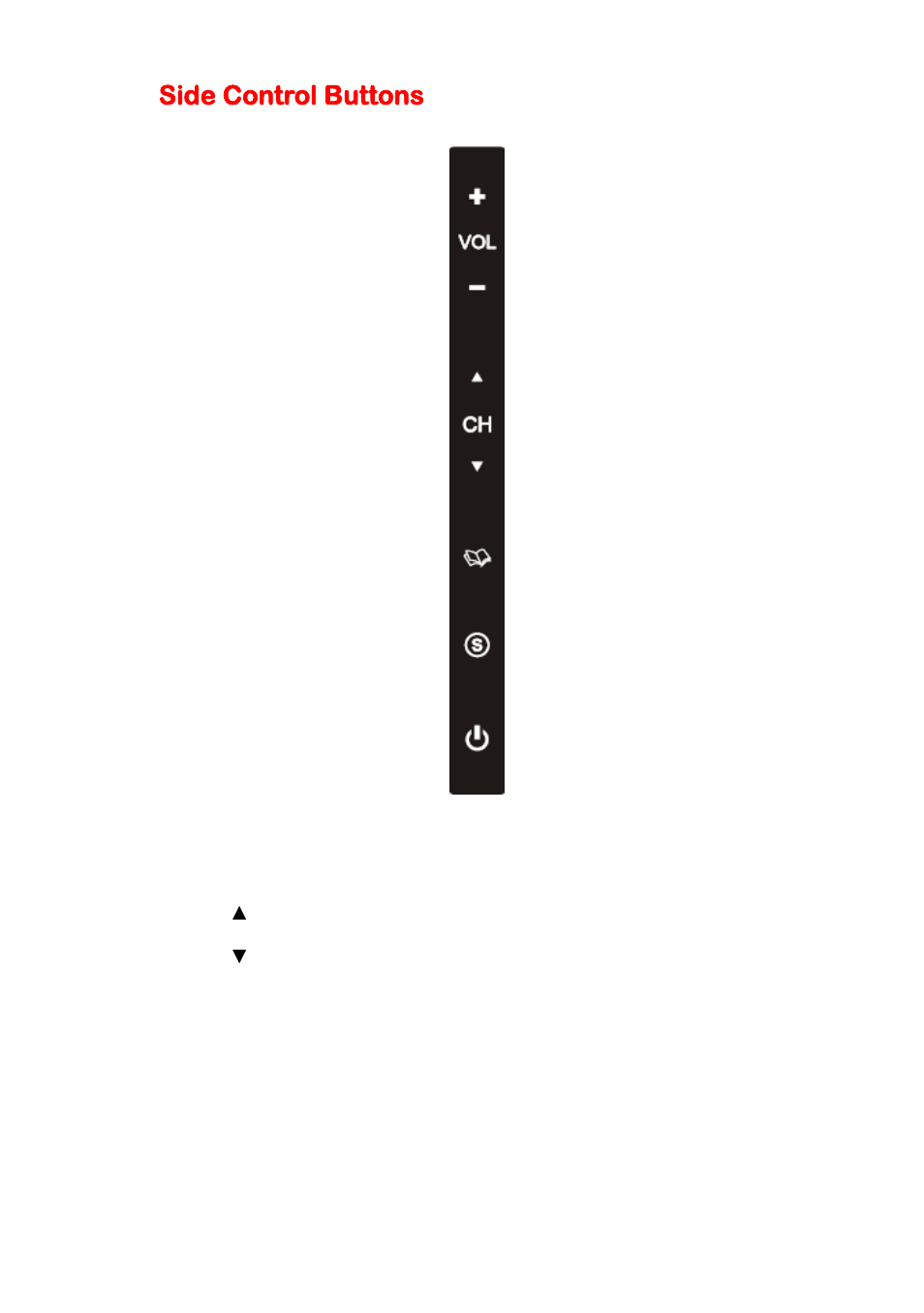 Side control buttons | Sceptre X325BV-FMDR User Manual | Page 11 / 56