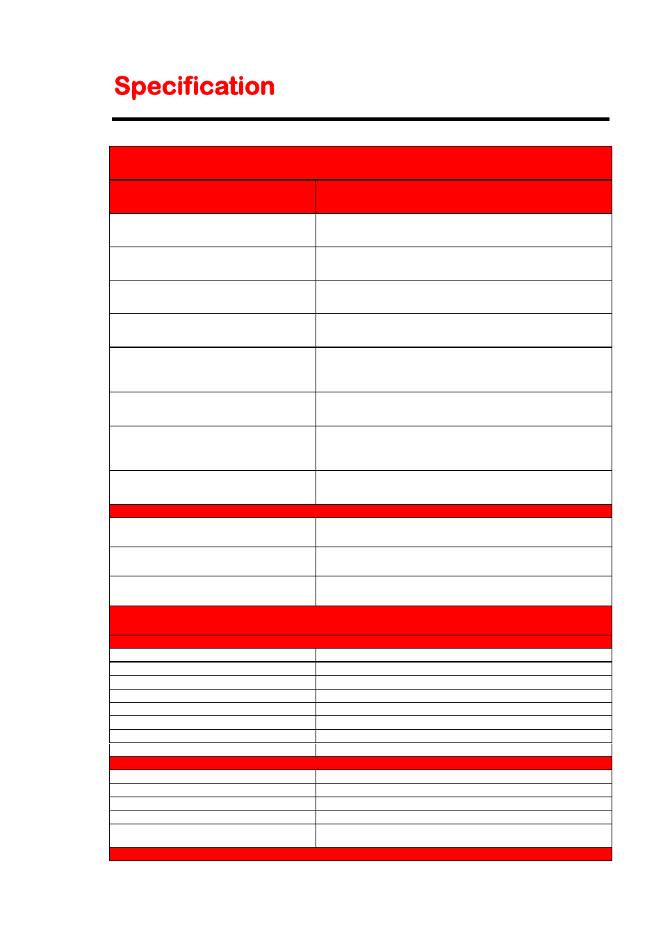 Specification | Sceptre X325BV-FMDR User Manual | Page 51 / 56