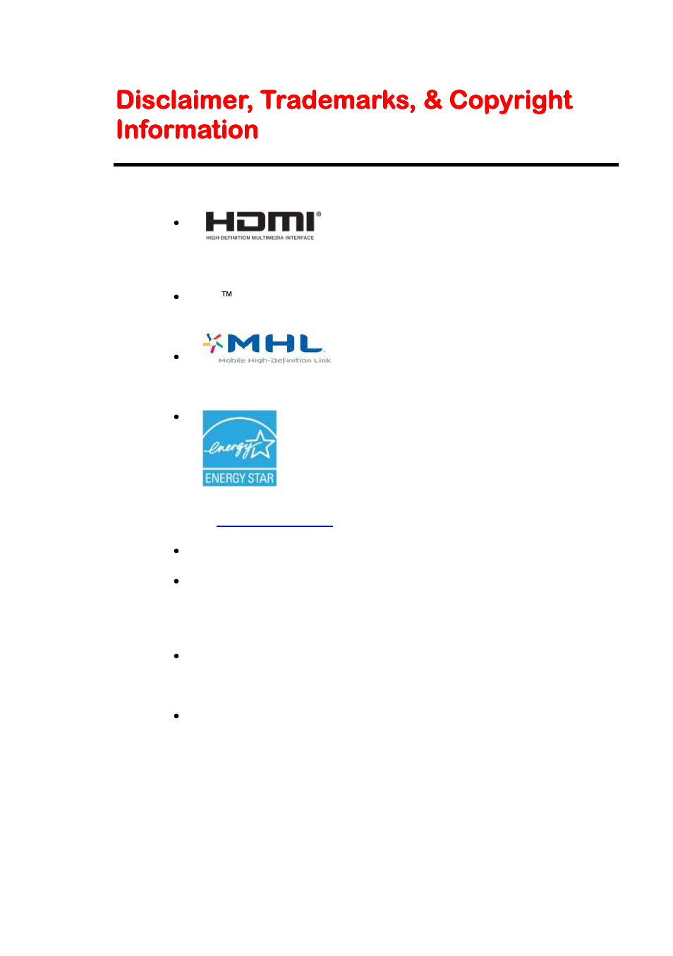 Disclaimer, trademarks, & copyright information | Sceptre X325BV-FMDR User Manual | Page 55 / 56