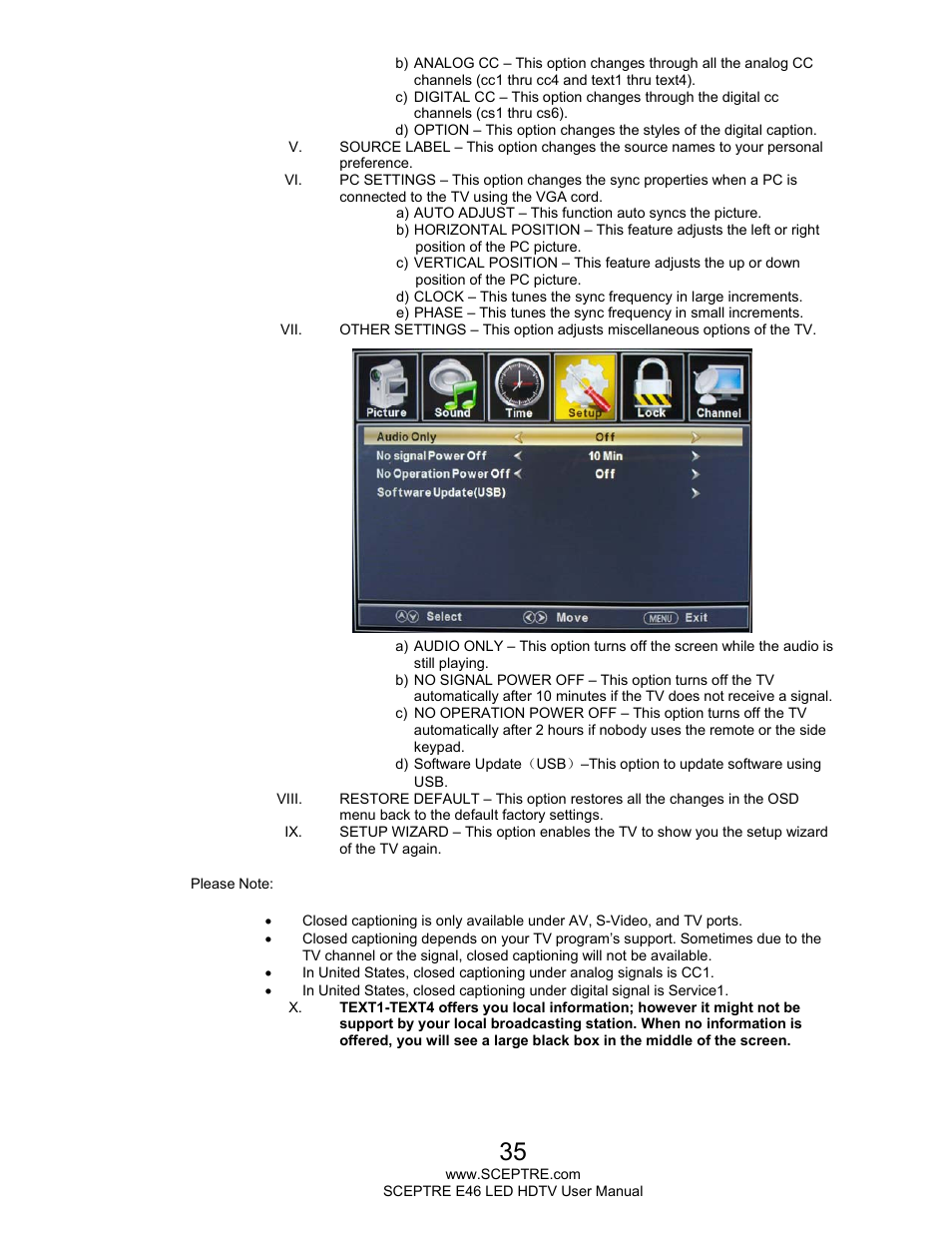 Sceptre E465BV-FHDD User Manual | Page 35 / 56