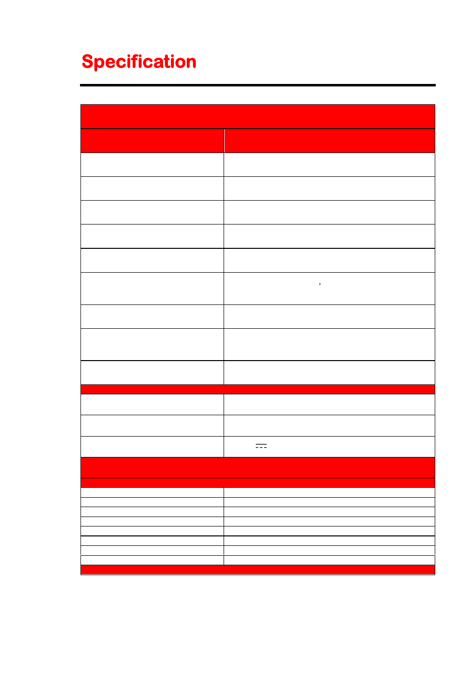 Specification | Sceptre E195BV-SHDC User Manual | Page 49 / 54
