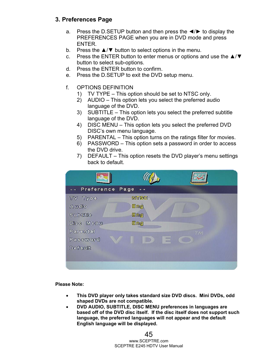 Sceptre E245BD-FMQR User Manual | Page 45 / 65