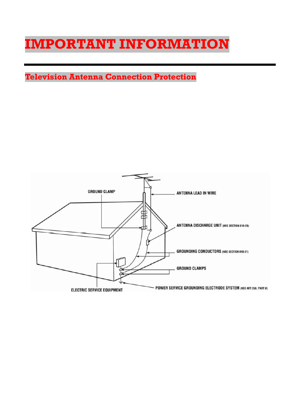 Important information | Sceptre X23GV-KOMODO User Manual | Page 5 / 111