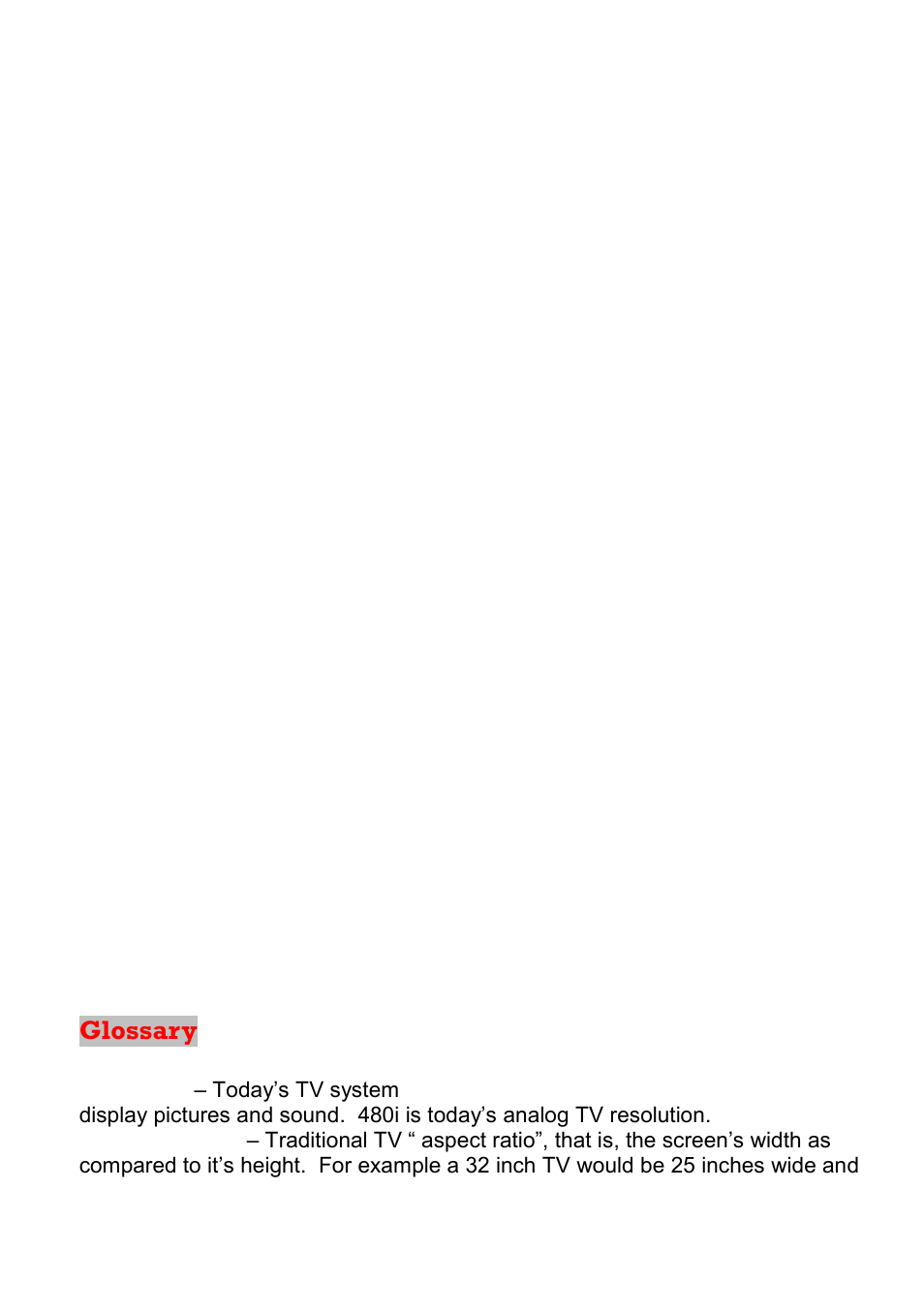 Glossary | Sceptre X23GV-KOMODO User Manual | Page 98 / 111