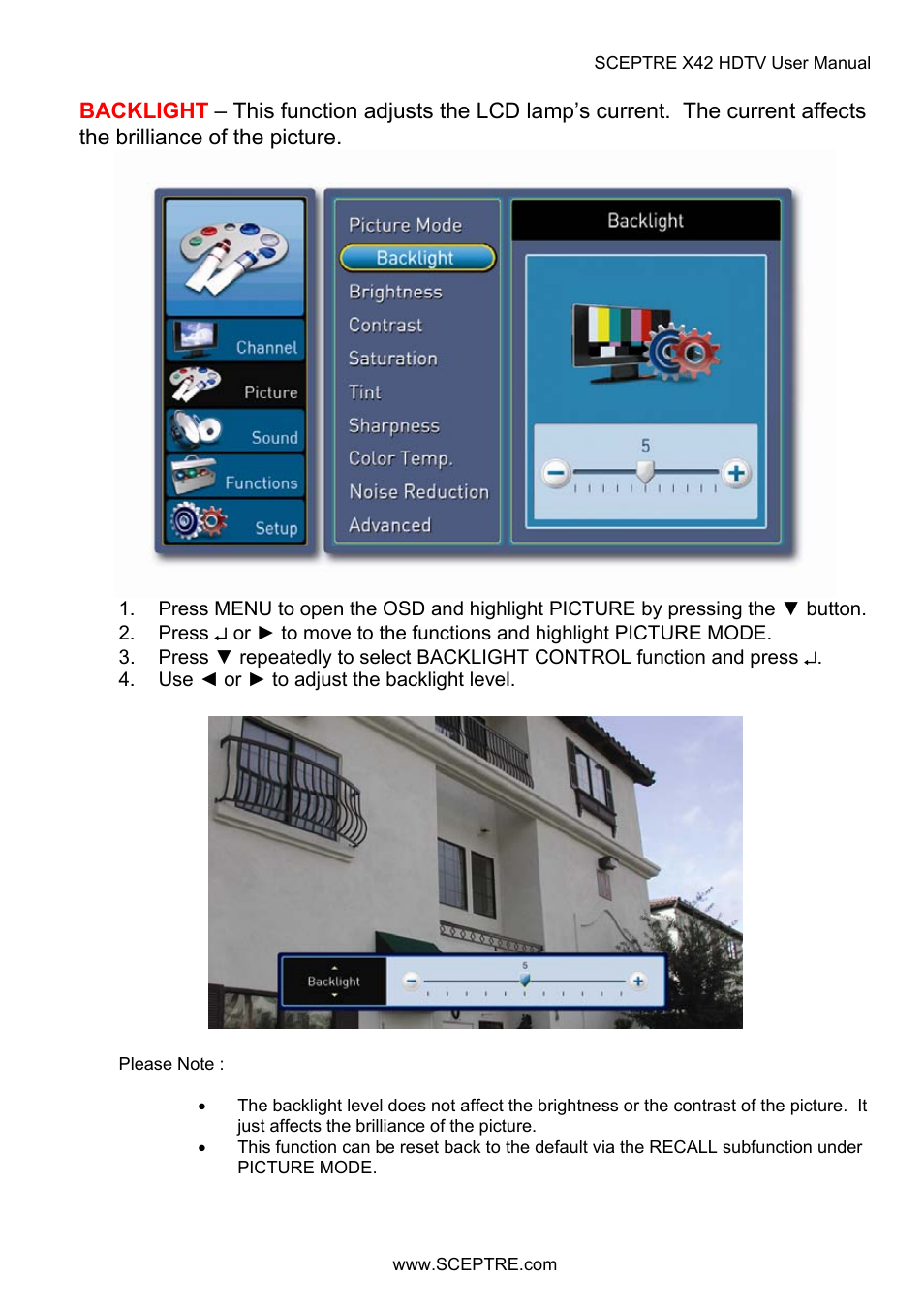 Sceptre X42BV-FULLHD User Manual | Page 56 / 128