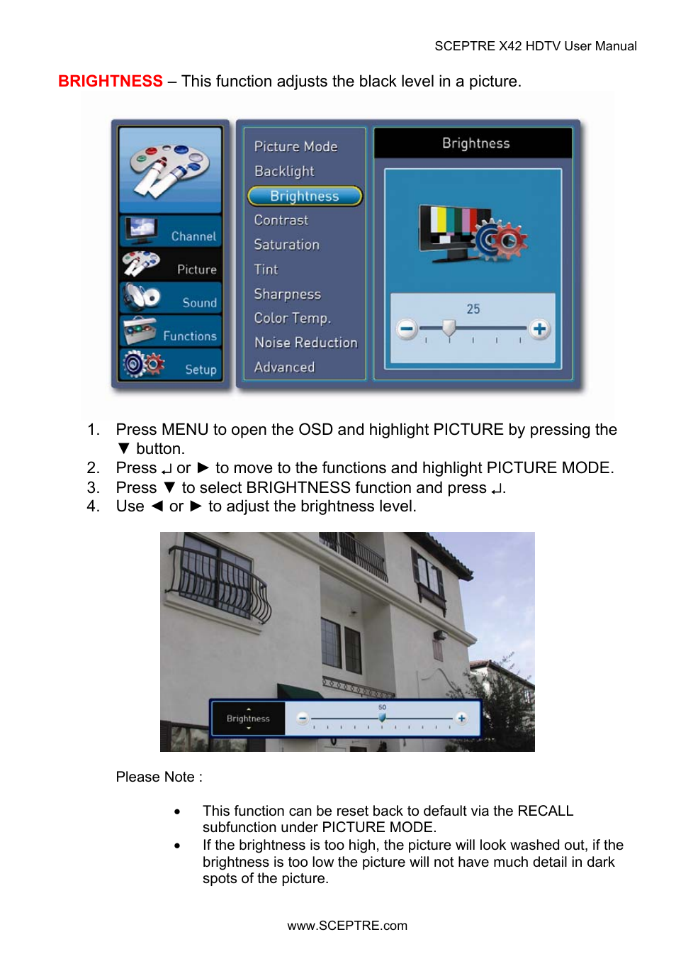 Sceptre X42BV-FULLHD User Manual | Page 57 / 128