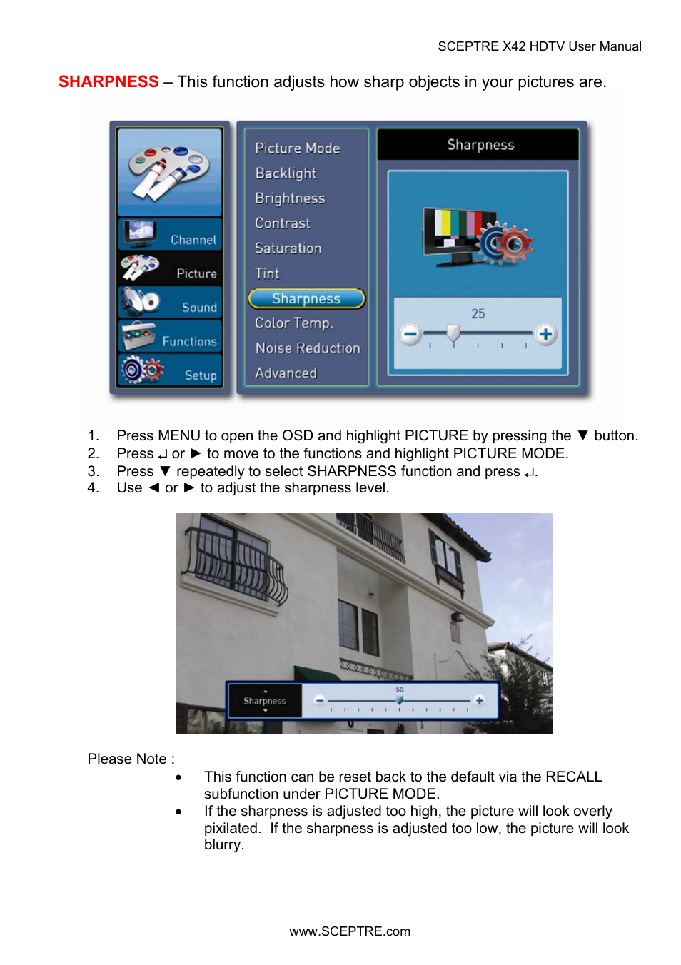 Sceptre X42BV-FULLHD User Manual | Page 61 / 128