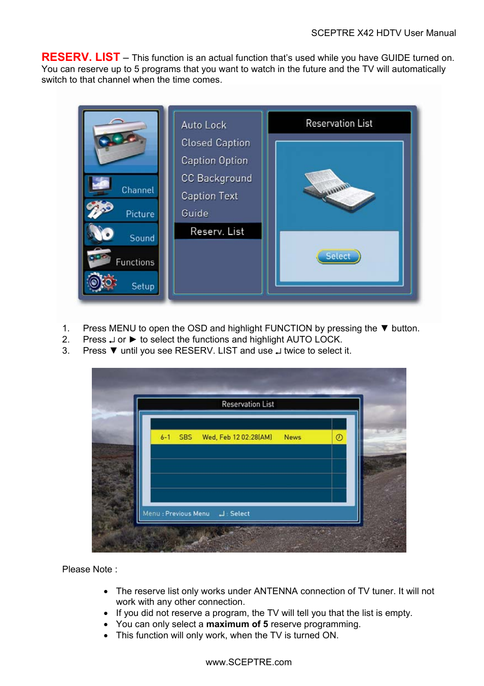 Sceptre X42BV-FULLHD User Manual | Page 86 / 128