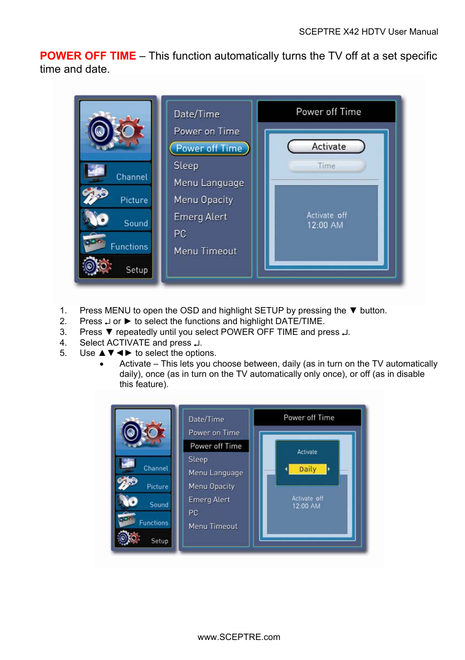 Sceptre X42BV-FULLHD User Manual | Page 91 / 128