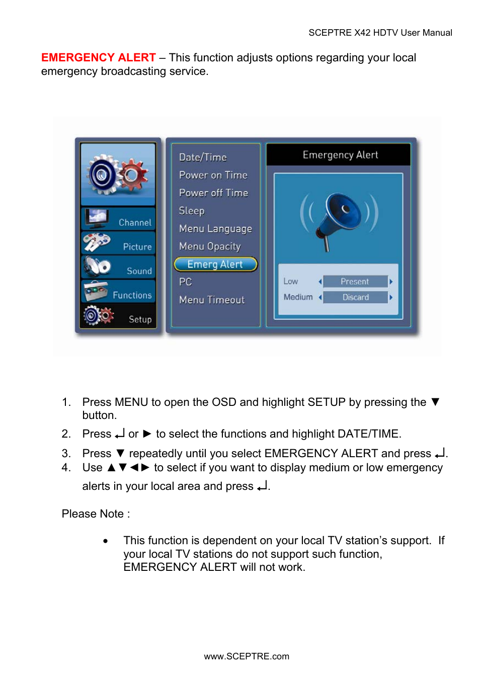 Sceptre X42BV-FULLHD User Manual | Page 95 / 128