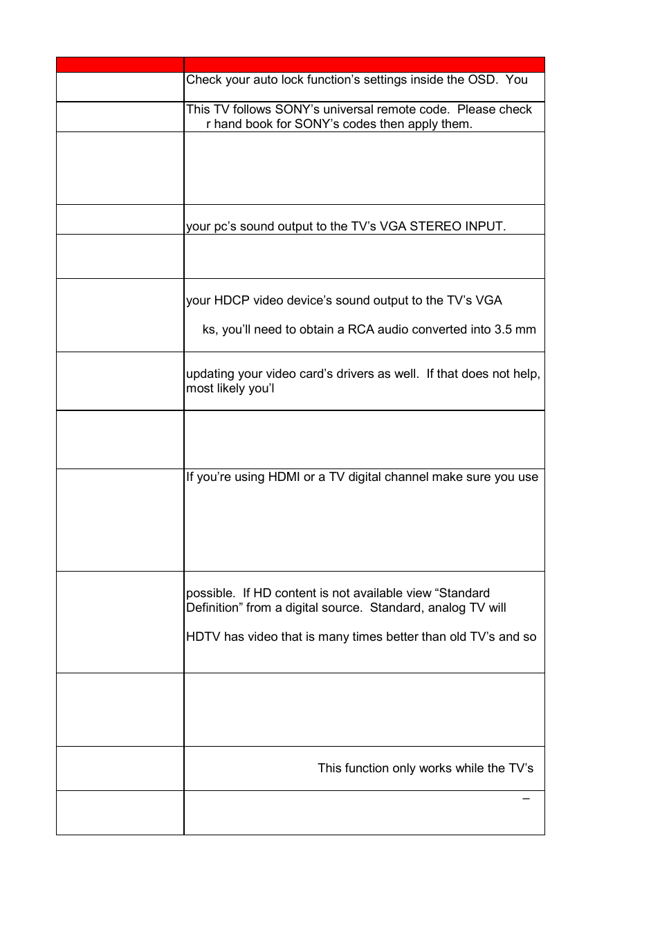 Sceptre X46BV-1080P User Manual | Page 46 / 53