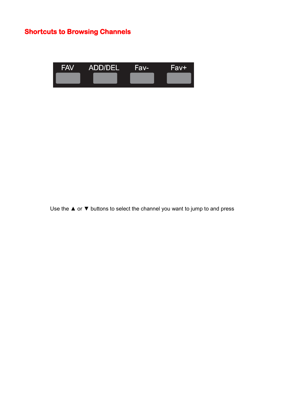 Shortcuts to browsing channels | Sceptre U508CV-UMK User Manual | Page 48 / 60