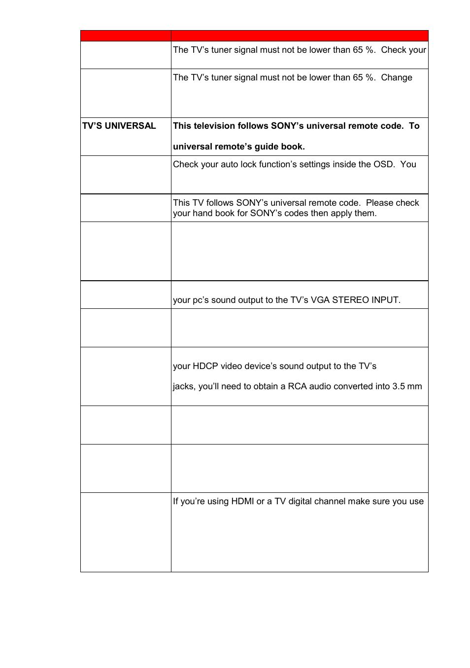 Sceptre U508CV-UMK User Manual | Page 51 / 60