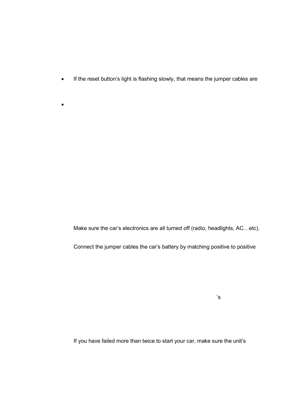 Usb 5v ports output, Reset button, 12v cigarette lighter socket output | Sceptre SS1000 User Manual | Page 11 / 19