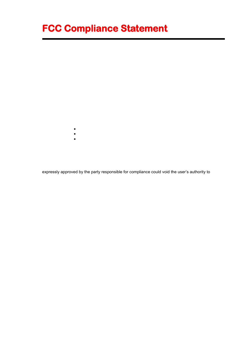 Fcc compliance statement | Sceptre SS1000 User Manual | Page 19 / 19