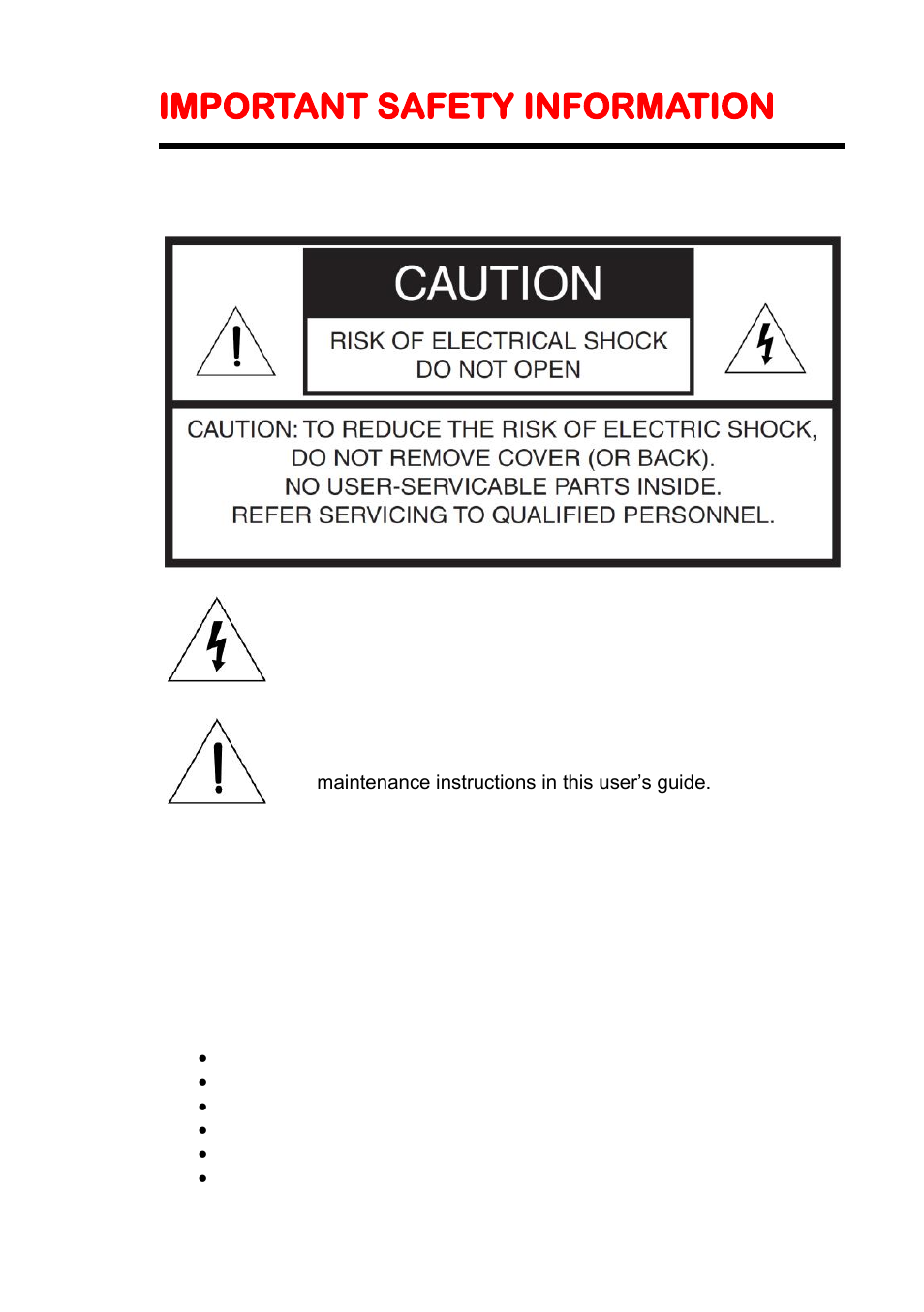 Important safety information | Sceptre SS1000 User Manual | Page 3 / 19