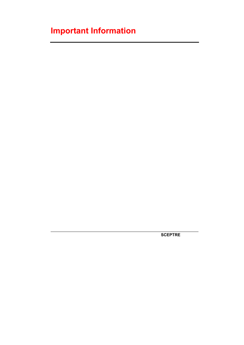 Important information | Sceptre X226W-1920 User Manual | Page 4 / 31