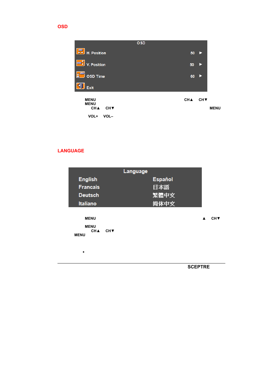 Sceptre X240-1920T User Manual | Page 22 / 35