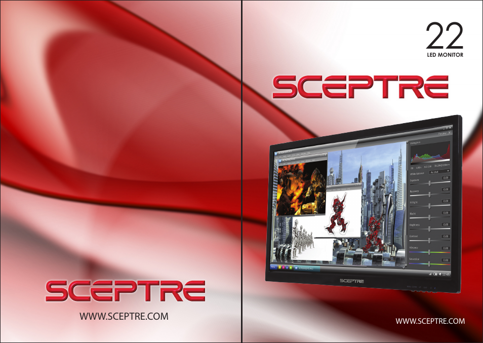 Sceptre E225W-1920 User Manual | 34 pages