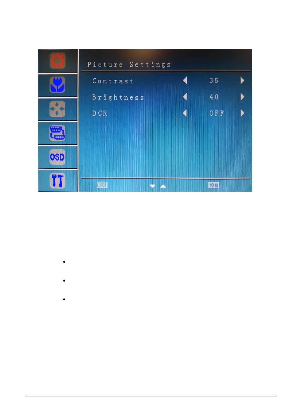 Page18 sceptre e22 picture settings | Sceptre E225W-1920 User Manual | Page 19 / 34