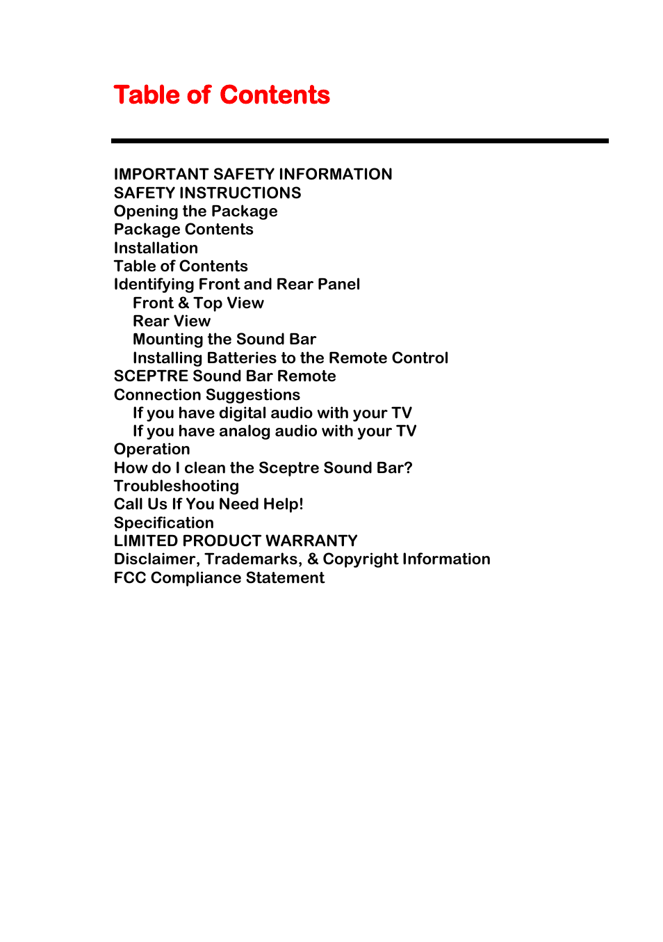 Sceptre SB20202B User Manual | Page 7 / 24