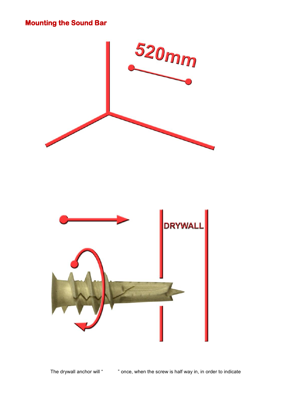 Ounting the, Ound, Mounting the sound bar | Sceptre SB301524W User Manual | Page 12 / 34