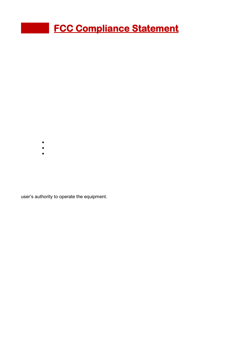 Fcc compliance statement 34, Fcc compliance statement | Sceptre SB301524W User Manual | Page 34 / 34