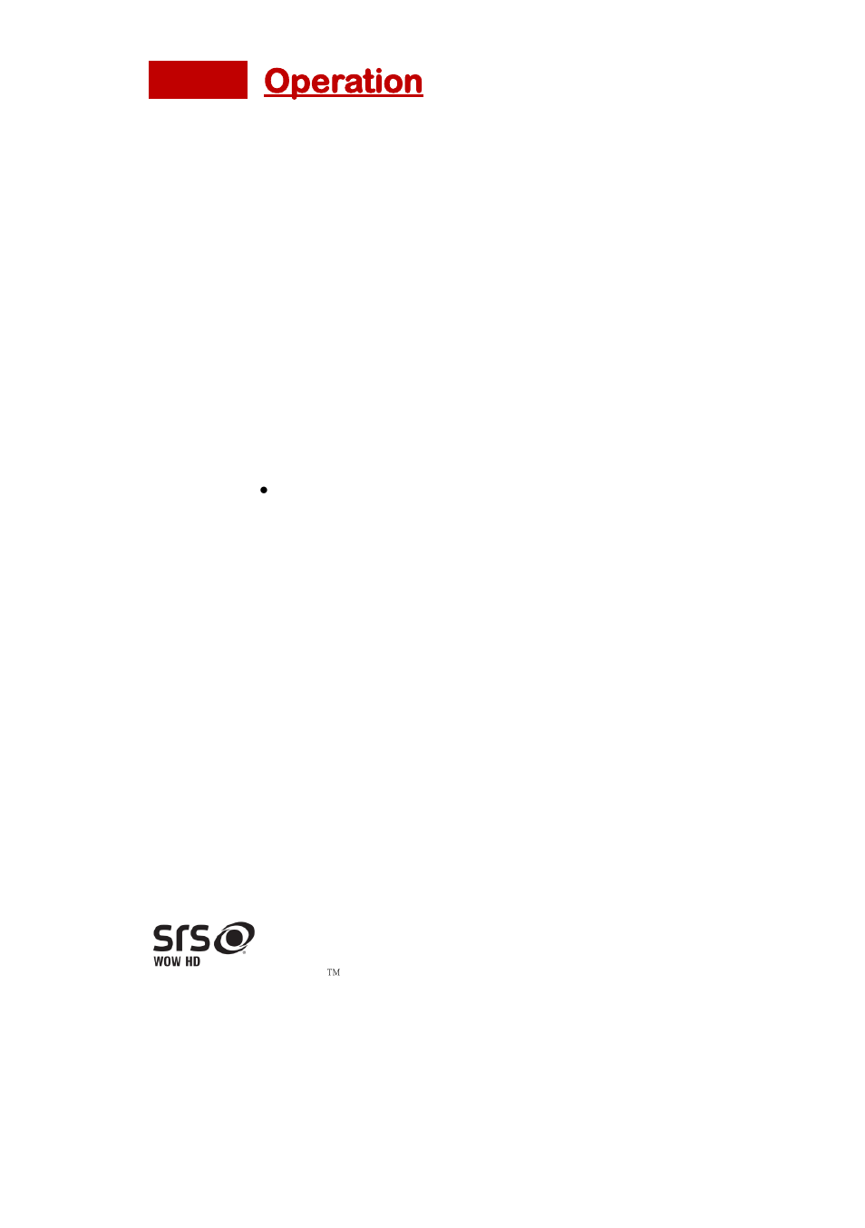 Operation 15, Operation | Sceptre SB301524 User Manual | Page 15 / 24
