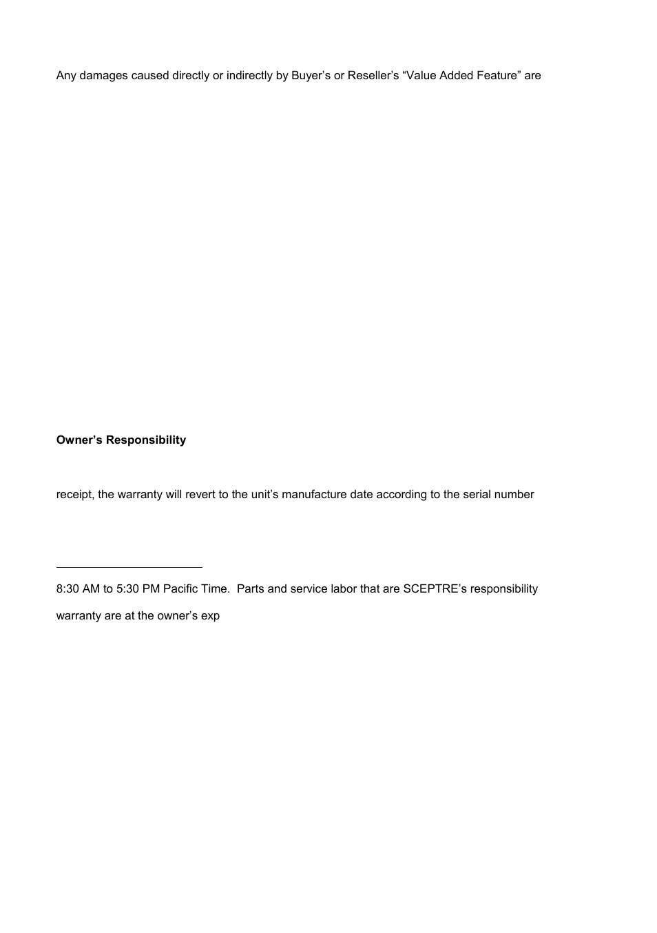 Sceptre SB301524 User Manual | Page 22 / 24