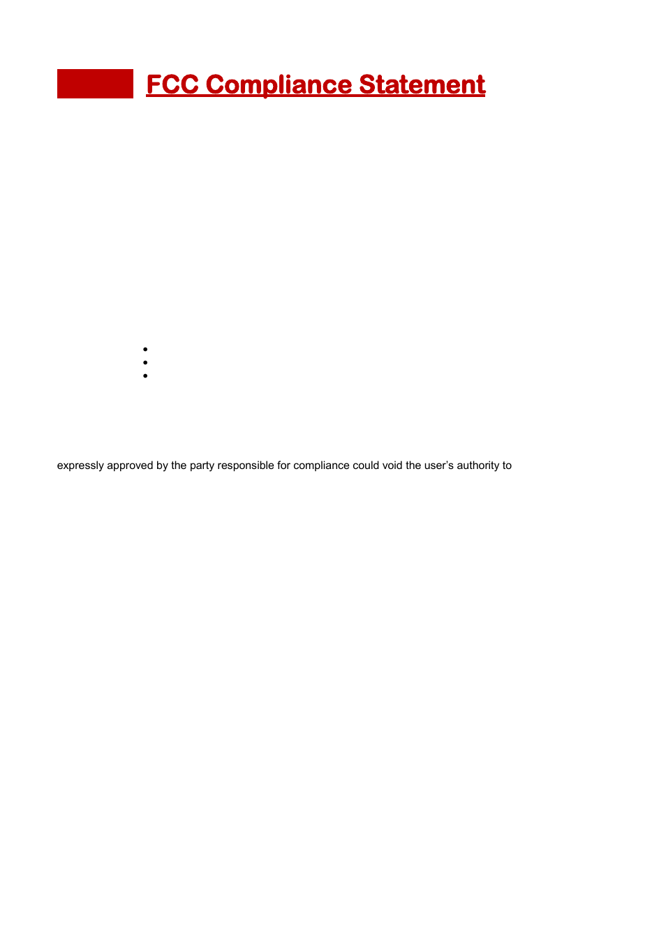 Fcc compliance statement 24, Fcc compliance statement | Sceptre SB301524 User Manual | Page 24 / 24