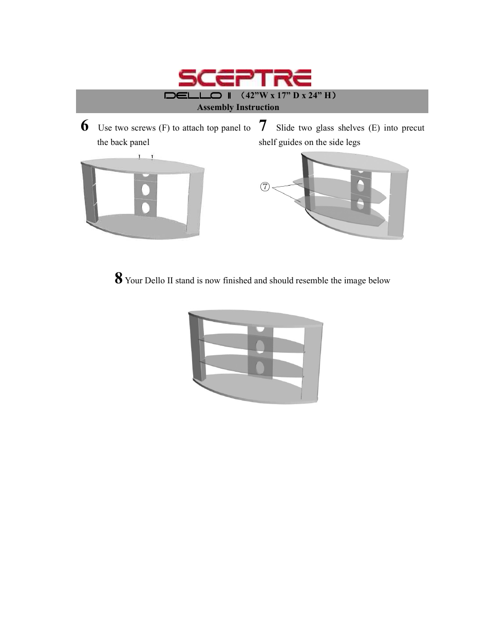 Sceptre DelloII User Manual | Page 2 / 3