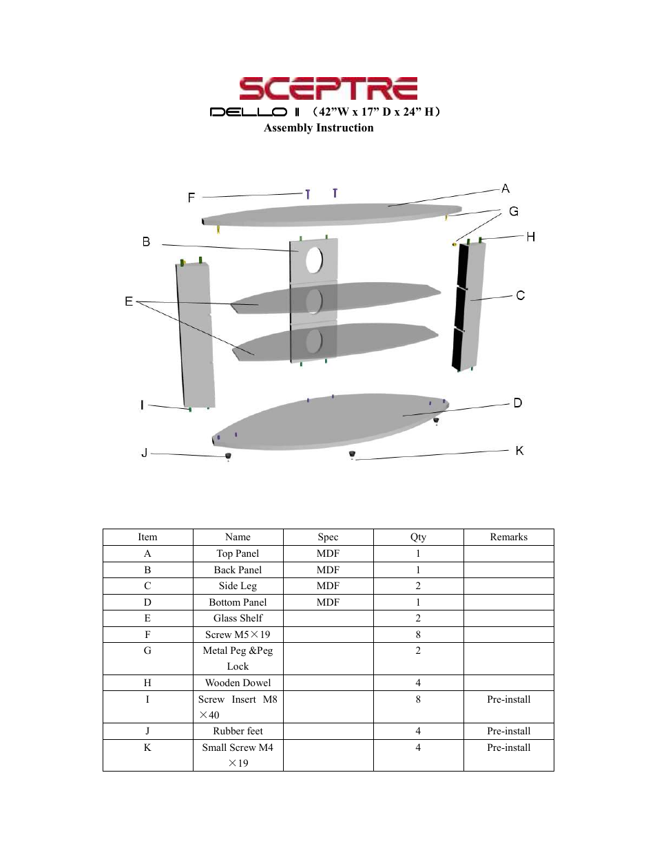 Sceptre DelloII User Manual | Page 3 / 3
