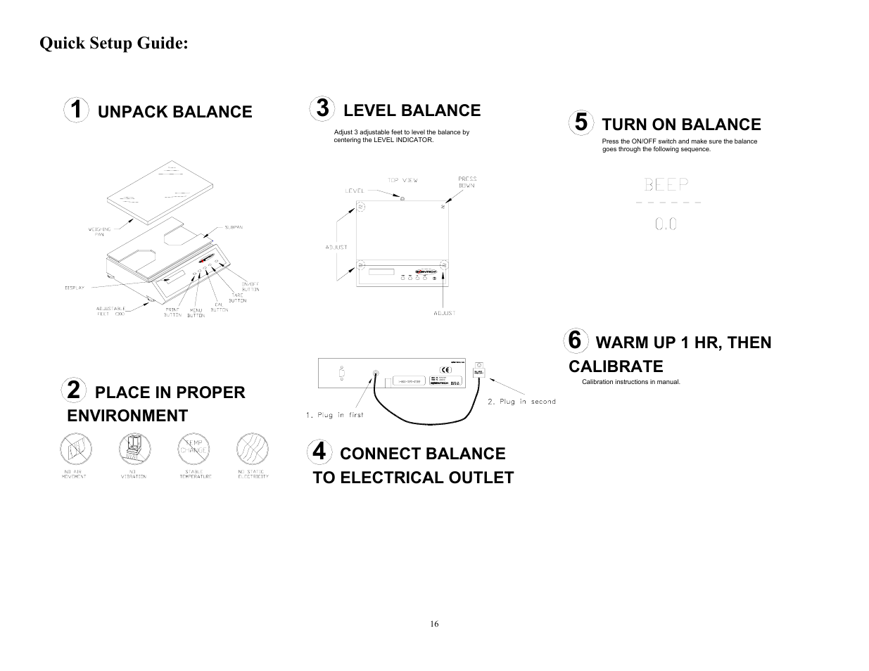 Quick setup guide | Scientech HC Series User Manual | Page 16 / 16