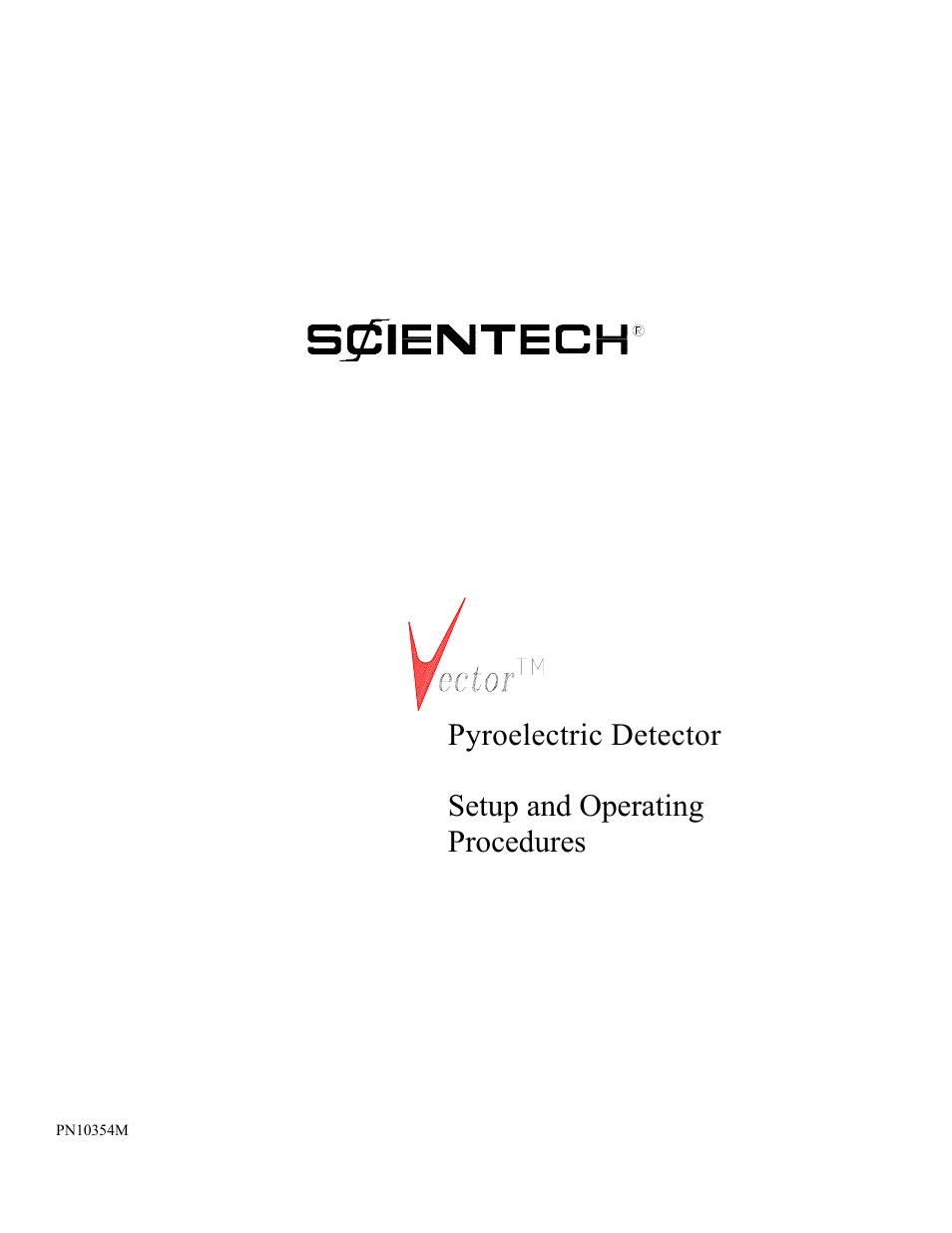 Scientech Vector User Manual | 16 pages