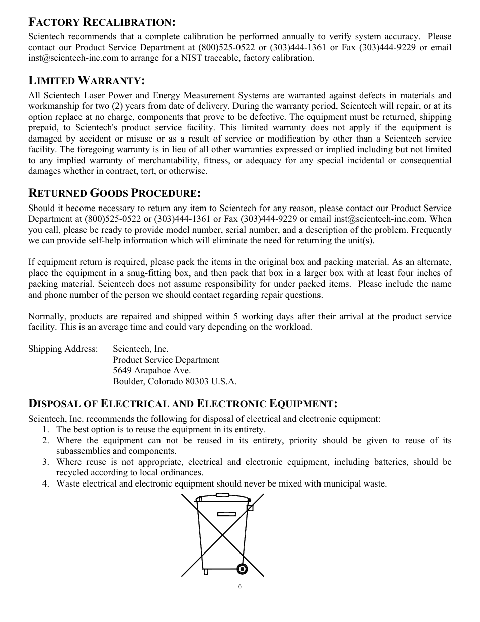Scientech Vector User Manual | Page 6 / 16