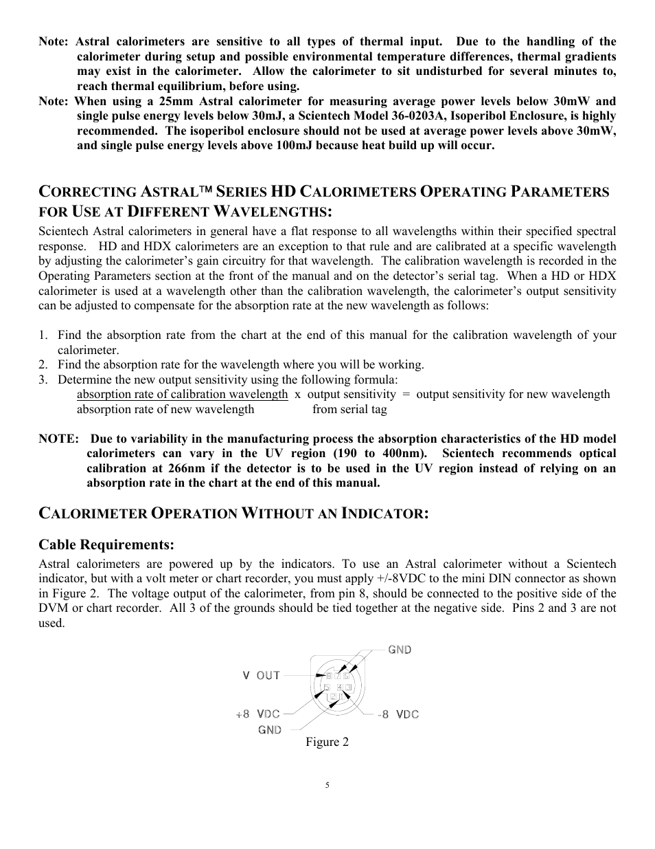 Scientech Astral Calorimeter User Manual | Page 5 / 14
